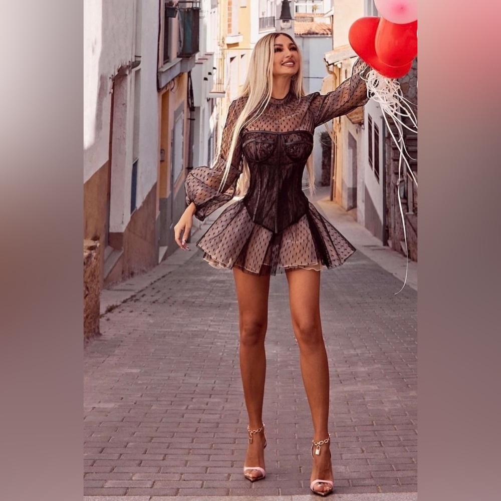 JOY BLACK MINI DRESS